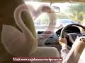 Raja Hasan driving his car in Mumbai Raja Hasan driving his car in Mumbai