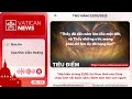 Radio thứ Năm 23/10/2025 - Vatican News Tiếng Việt