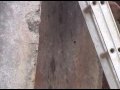 Limestone cutting the old way demonstrated