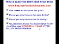 The BEST Idiot Proof Diet Revealed