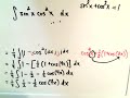 Trigonometric Integrals - Part 2 of 6