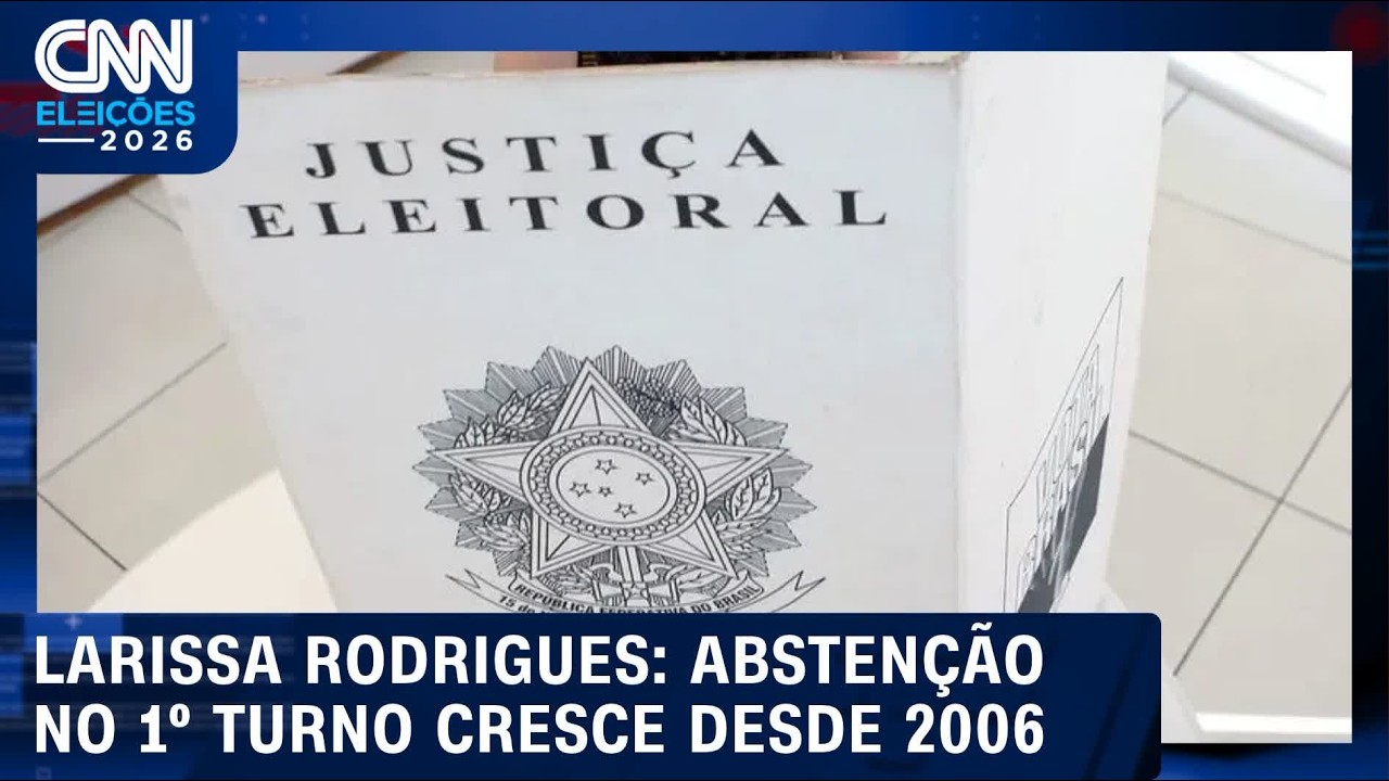 Abstenção no 1º turno presidencial cresce desde 2006 | CNN ELEIÇÕES