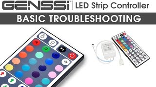 GENSSI RGB LED Strip with 44 Key IR Remote Control