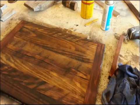 how to paint wood so it looks old