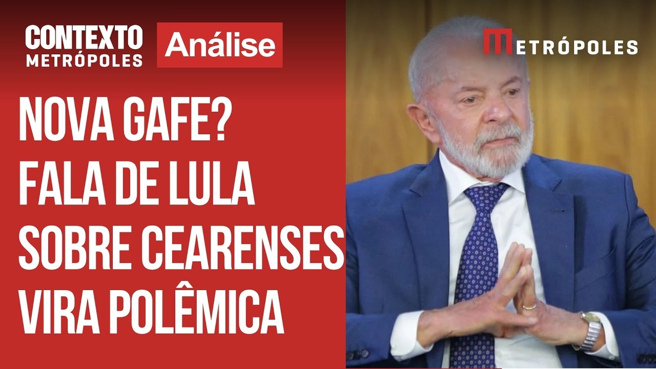 Lula comete gafe ao comentar educação no CE: “Não é só cabeça grande”