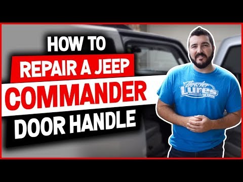 How to repair a Jeep Commander Door Handle, Fix, Install, Replace, Step by Step