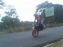 laughing stoppie