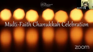 The “NEVER AGAIN” Association welcomed at Chanukkah Multi-Faith Celebration, 17.12.2020.