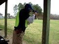 Buddy shooting a full-auto MAC-10/M11.
