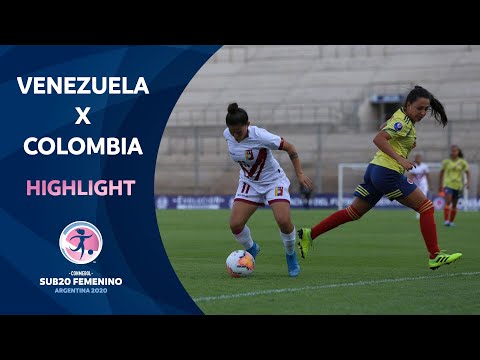 Venezuela vs Colombia Sudamericano Sub-20 Feminino...