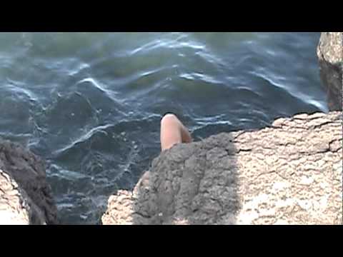 Gooseberry Falls State Park-Jumping in Lake Superior