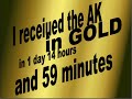 cod 4 gold ak in 1 day 14 hour and 59 min