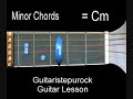 Guitar Lesson Major Minor Dominant 7th
