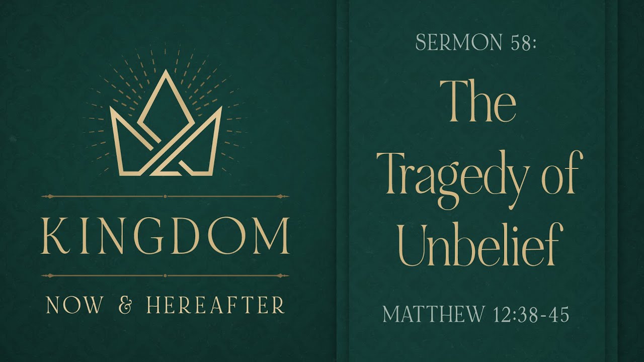 The Tragedy of Unbelief (Matthew 12:38-45) by Bro. Jama Javier