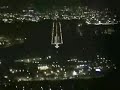 ORD_Rwy 32L landing at night Chicago airport Cockpit view