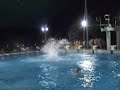 Painful diving board backslap (o Hail the sweet sound)
