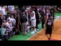 www.blacksportsonline.com presents Miami Heat vs. Boston Celtics brawling. Kevin Garnett throws Elbow at Quentin Richardson after Paul Pierce pretends to be hurt. Glen Big Baby Davis acts like he is going to do something http