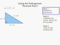 Using the Pythagorean Theorem Part II