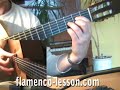 flamenco guitar lesson bulerias picado Antonio Fernandez