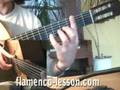 flamenco guitar lesson bulerias picado Antonio Fernandez