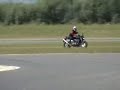 Racing and crashing with Kawasaki Z750