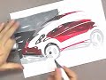 Drawing Mitsubishi \"i\" part 2 Drawing Mitsubishi \"i\" part 2