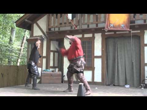 hack and slash - Hack and Slash are the stage names of a couple of guys who are specialists at stage combat and very good at witty banter. The show they put on was very funny...