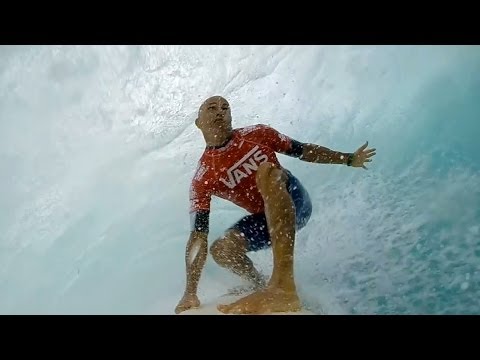 GoPro: Kelly Slater's Left Barrel At Sunset Beach - Vans Triple Crown 2013