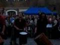 The music performance at Po Farze place in Lublin