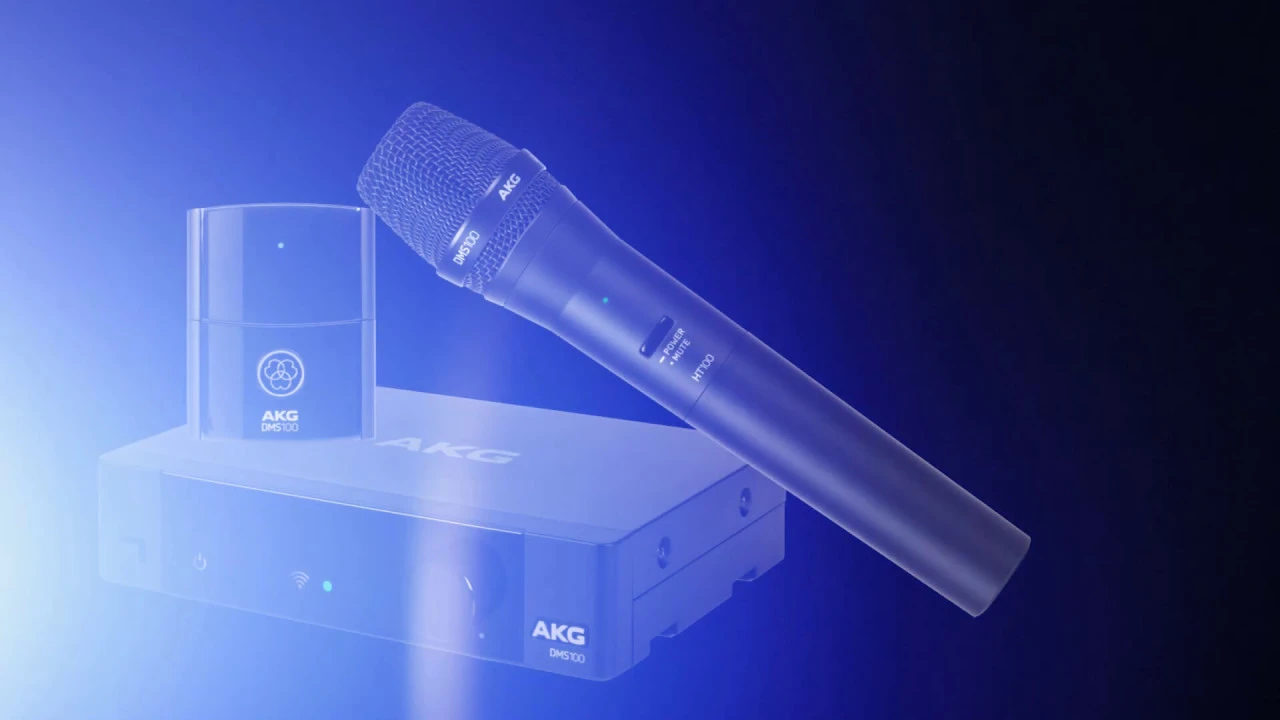 Product video thumbnail for AKG DMS100 Digital Wireless Body Pack Microphone System