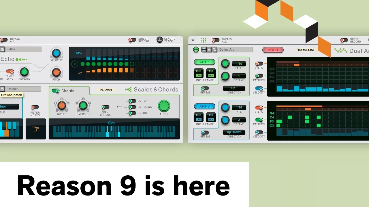Product video thumbnail for Propellerhead REASON 9 Upgrade from Any Version
