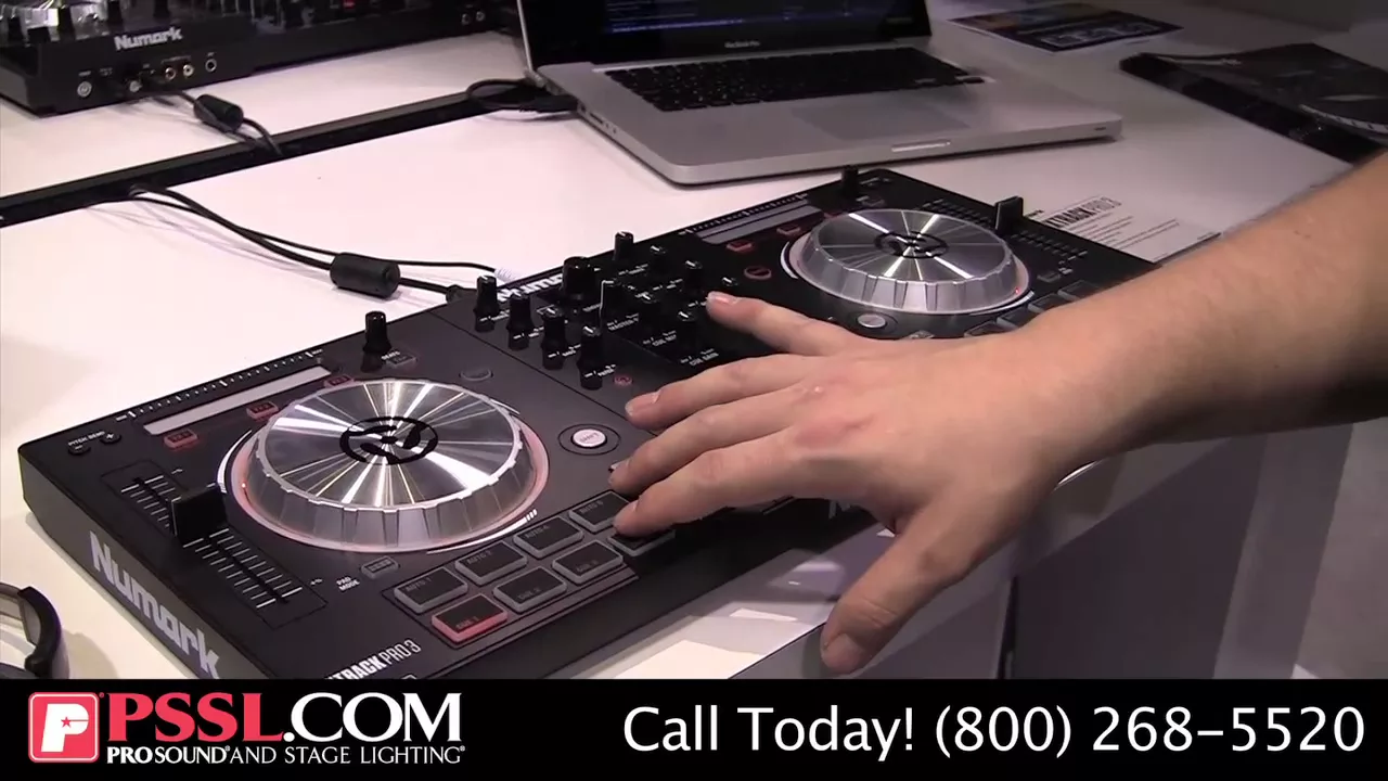 Product video thumbnail for Numark Mixtrack Pro 3 DJ Controller with Decksaver Cover