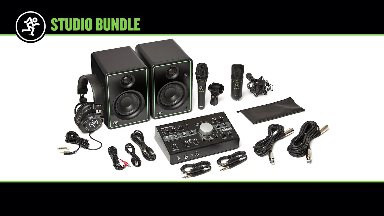 Product video thumbnail for Mackie Studio Bundle with CR3-X Monitors