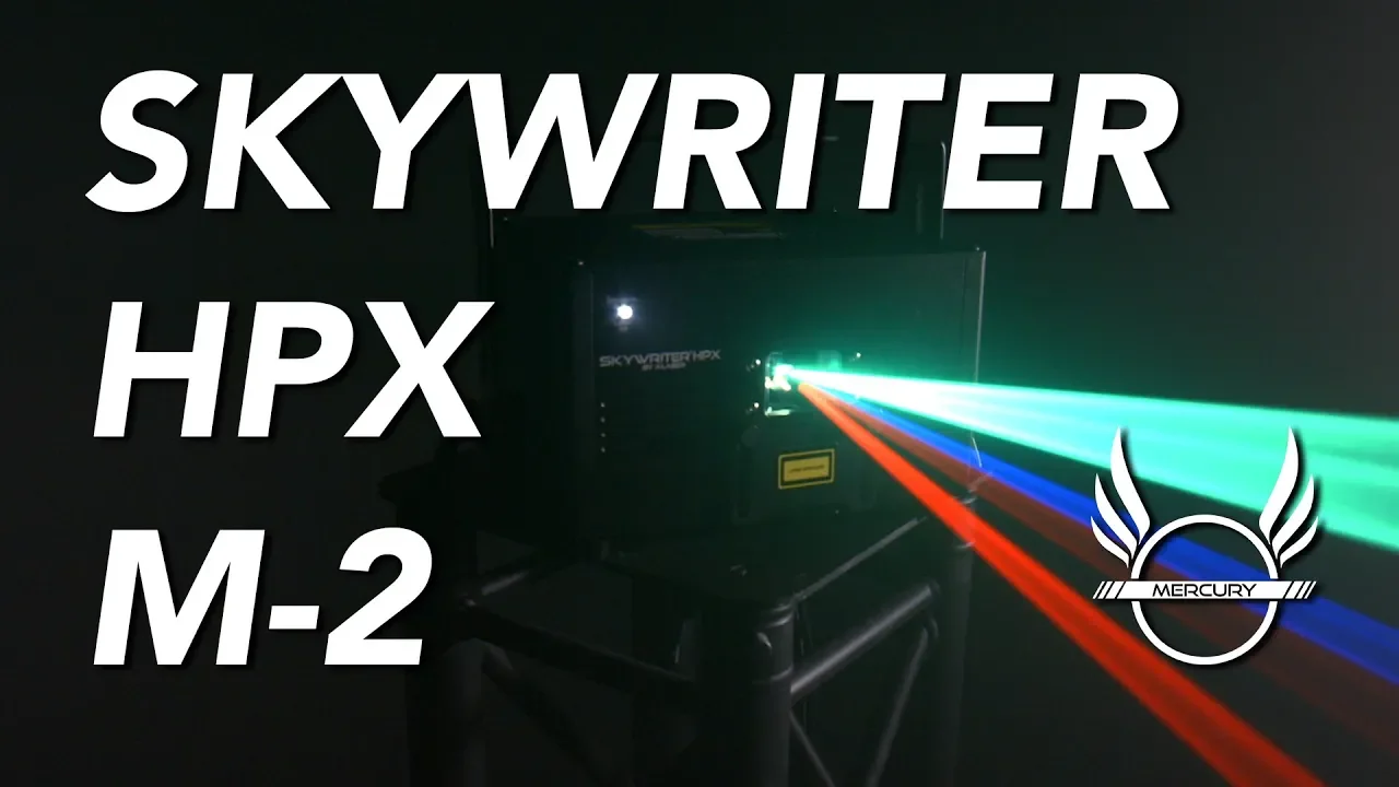 Product video thumbnail for X-Laser Skywriter HPX M-2 RGB 2-Watt Mercury Laser