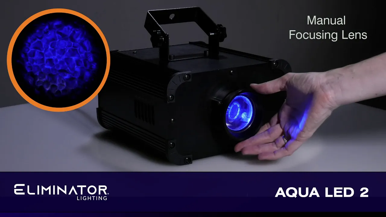 Product video thumbnail for Eliminator Aqua LED 2 Multi Colored Water Effect