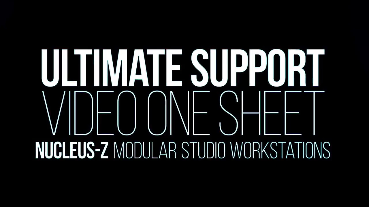 Product video thumbnail for Ultimate Nucleus Series Studio Desk w/ 2nd Tier