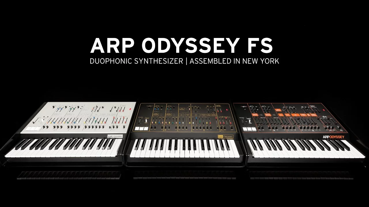 Product video thumbnail for Korg ARP Odyssey FS Rev1 White Analog Synth