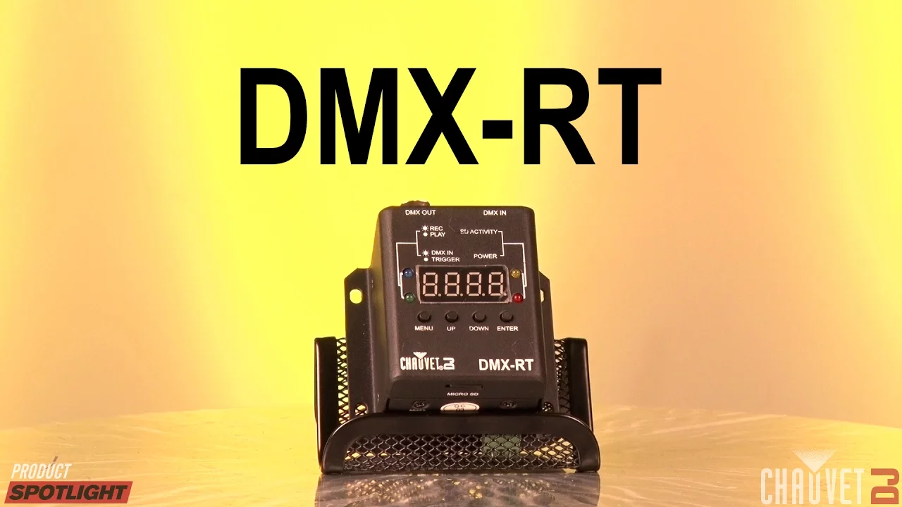 Product video thumbnail for Chauvet DMX-RT DMX Playback Recorder