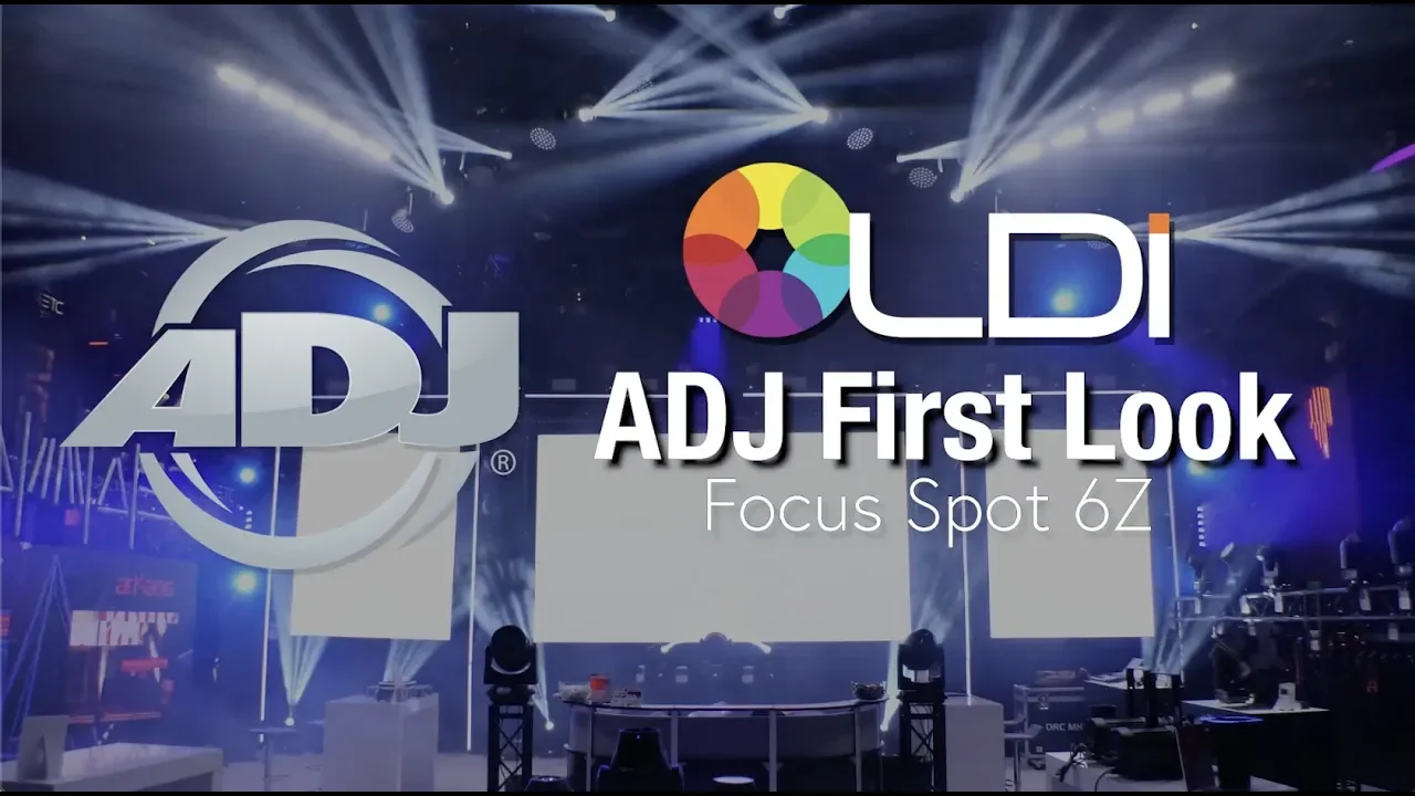 Product video thumbnail for ADJ FOCUS SPOT 6Z 300W LED Moving Head