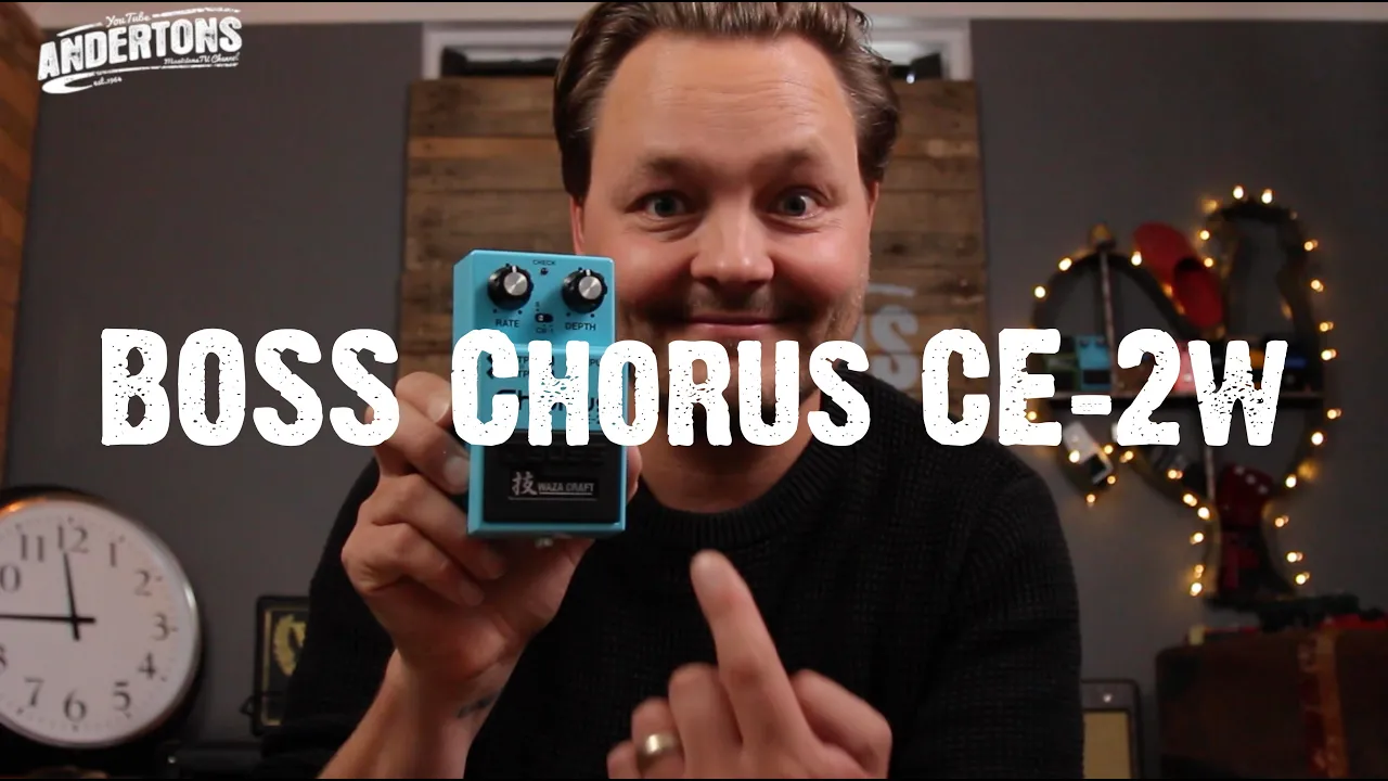 Product video thumbnail for Boss CE-2W Waza Craft Chorus Pedal