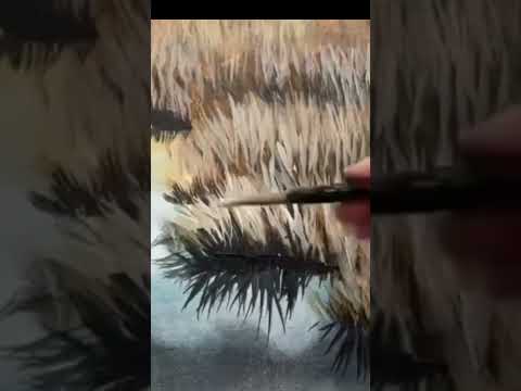 The Most Satisfying Technique to Paint Gentle Marsh Grasses!