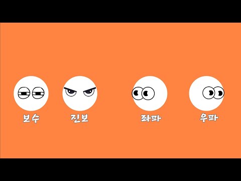 보수, 진보, 좌파, 우파 2분 정리