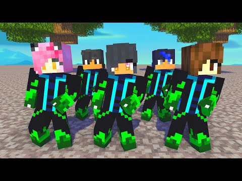 MONSTER SCHOOL:SIMPLE DIMPLE EARTH ICE APHMAU,JULIA,AARON,EIN - MINECRAFT ANIMATION
