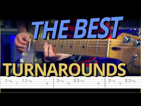 The Best BLUES TURNAROUND LICKS in action!
