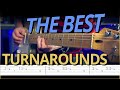 The Best BLUES TURNAROUND LICKS In Action