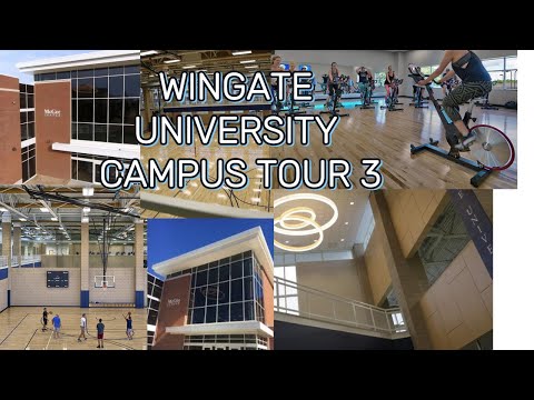 WINGATE UNIVERSITY CAMPUS TOUR 3 #campustour #viral #fyp #wingate #gym #basketball #northcarolina