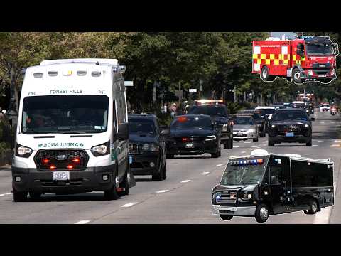 Police Cars, Fire Trucks and Ambulances responding - BEST OF 2024
