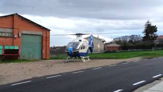 preview picture of video 'Helicóptero de Sacyl despegando en Poza de la Sal'
