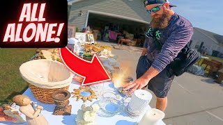 No one showed up to this Community Yard sale - we bought everything!