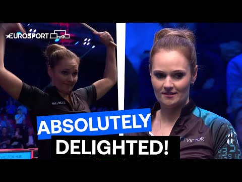 Reanne Evans Becomes First Woman to Win a Match at Snooker Shoot Out! | Eurosport Snooker
